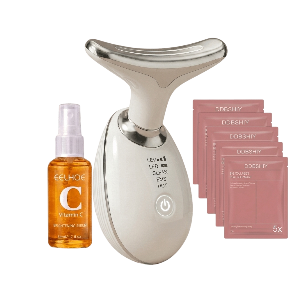 AURASKIN ONE™ Masajeador Facial LED Reafirmante