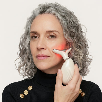 AURASKIN ONE™ Masajeador Facial LED Reafirmante