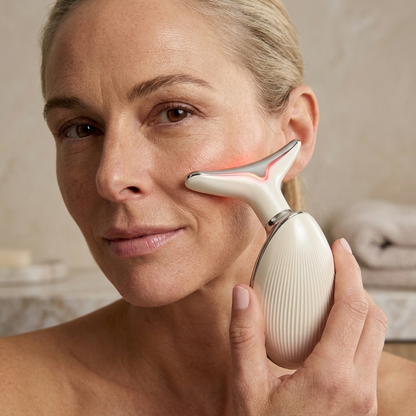 AURASKIN ONE™ Masajeador Facial LED Reafirmante