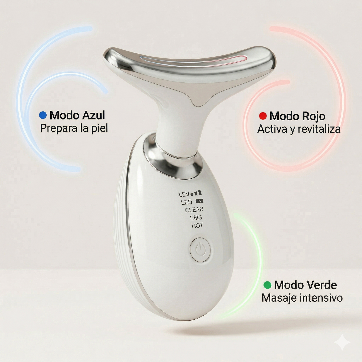 AURASKIN ONE™ Masajeador Facial LED Reafirmante