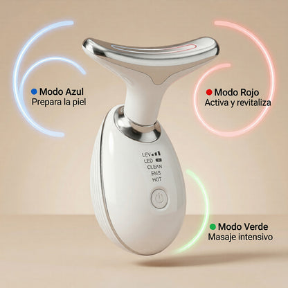 AURASKIN ONE™ Masajeador Facial LED Reafirmante