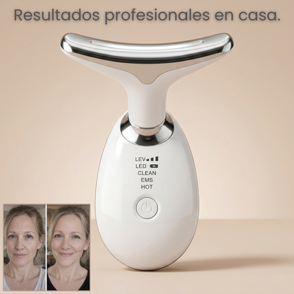 AURASKIN ONE™ Masajeador Facial LED Reafirmante